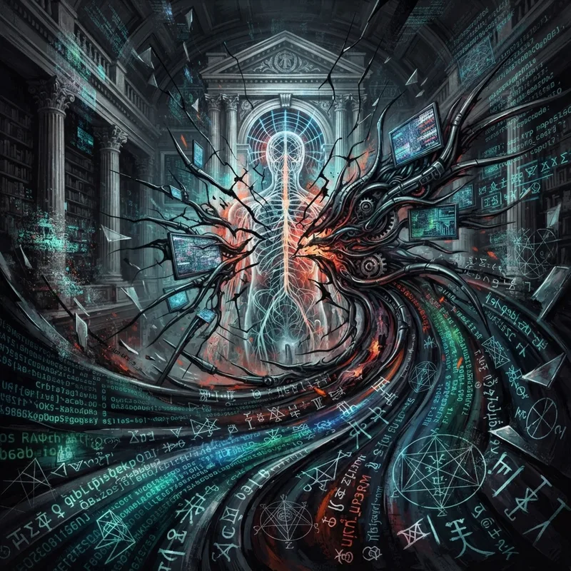 Generative illustration for Fanged Noumena