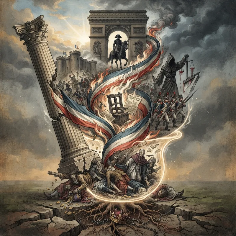 Generative illustration for French Revolution — Grokipedia