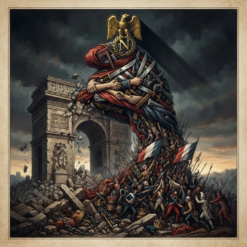 Generative illustration for French Revolution - Wikipedia
