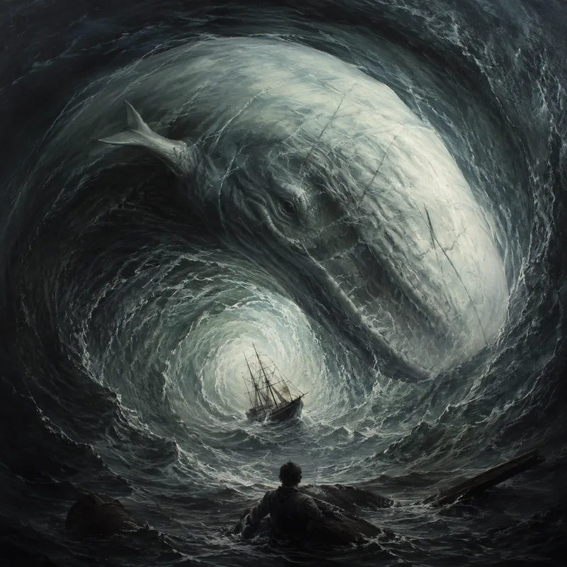 Generative illustration for Moby-Dick