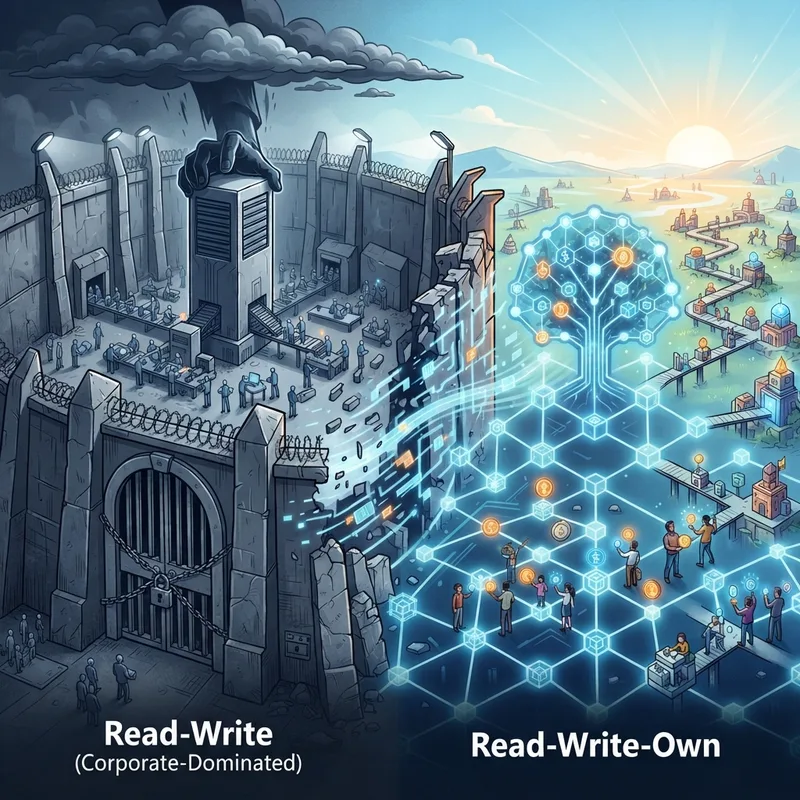 Generative illustration for Read Write Own