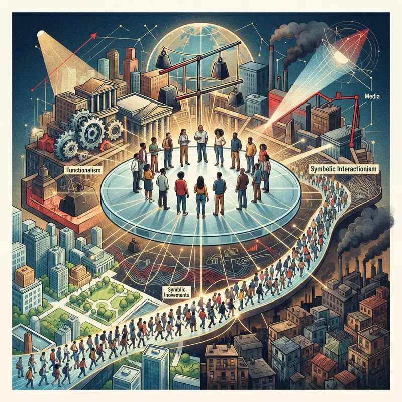 Generative illustration for Sociology