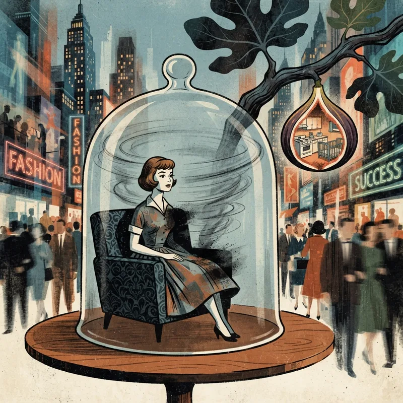 Generative illustration for The Bell Jar
