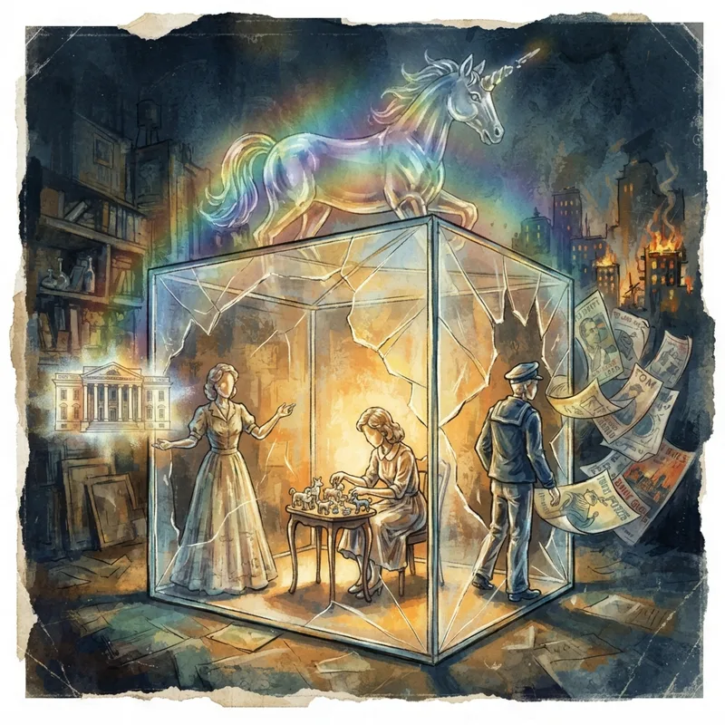 Generative illustration for The Glass Menagerie