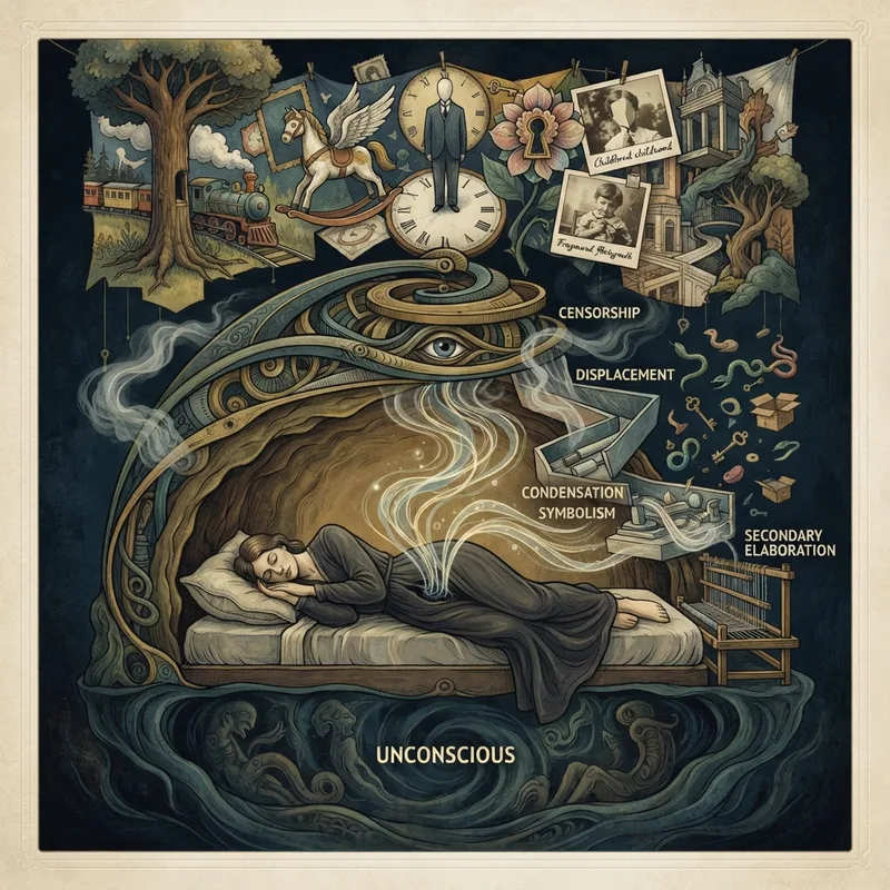Generative illustration for The Interpretation of Dreams